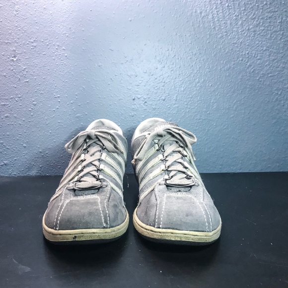 KSwiss Suede Locarno Charcoal/Birch Men's 9 - Picture 3 of 5